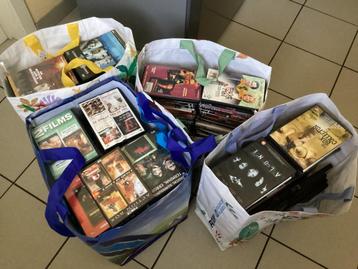 Een 160 tal dvd’s als partij in 4 zakken beschikbaar voor biedingen