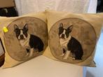 Luxe kussens met Boston terrier aan outletprijs., Enlèvement ou Envoi, Neuf