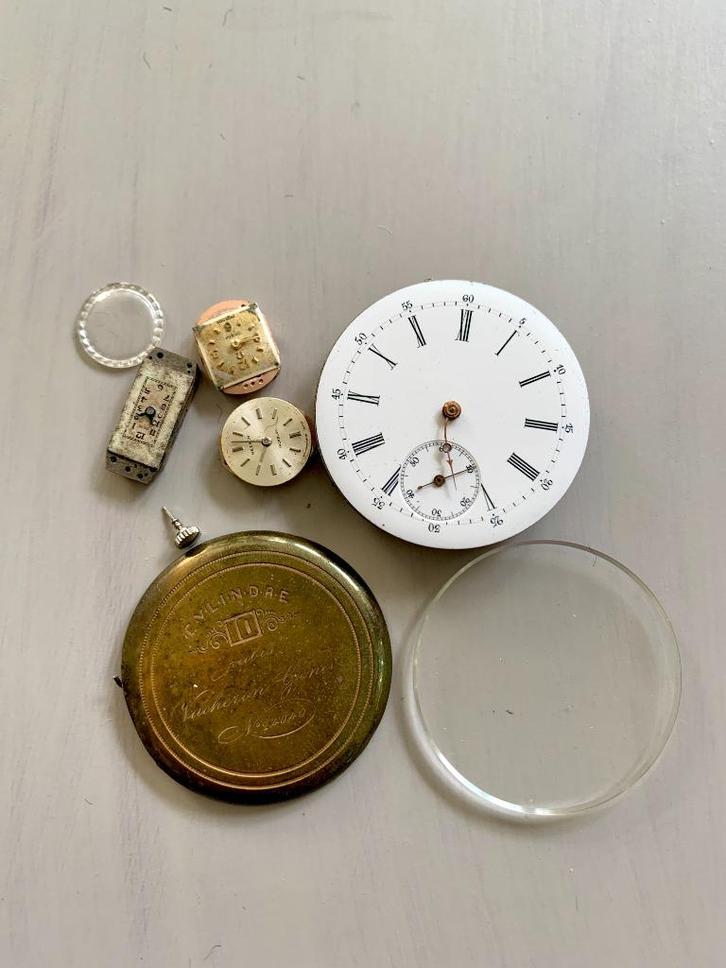 onderdelen van antieke horloges (GEEN volledige horloges), Handtassen en Accessoires, Horloges | Antiek, Ophalen of Verzenden