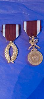 Lit de 2 médailles armée belge, Envoi