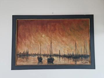 schilderij met kader beschikbaar voor biedingen