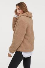 Jas in teddy, Kleding | Dames, Ophalen of Verzenden, Zo goed als nieuw, Maat 38/40 (M), Beige