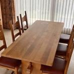 Massieve tafel met 6 stoelen, Huis en Inrichting, Ophalen