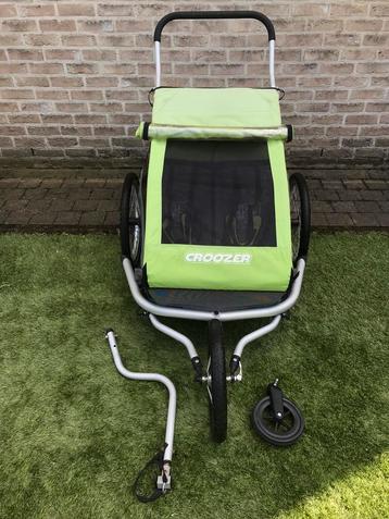 Croozer kid for 2 fietskar, Fietsen en Brommers, Ophalen, Gebruikt, Opvouwbaar, Croozer