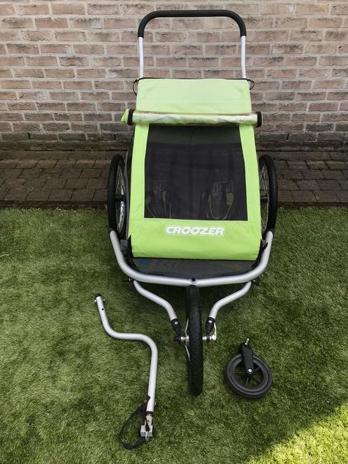 Croozer kid for 2 fietskar, Fietsen en Brommers, Fietsaccessoires | Aanhangwagens en Karren, Gebruikt, Kinderkar, 40 tot 60 kg