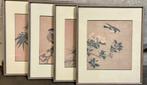 Set of 4 Japanse Birds- Landscapes, Antiek en Kunst, Ophalen of Verzenden