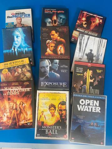 124  DVD  films allerlei beschikbaar voor biedingen