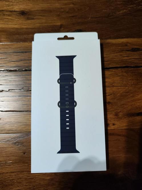 Apple Watch 49 mm marinezwarte titanium oceaanband NIEUW!!, Telecommunicatie, Wearable-accessoires, Nieuw, Ophalen of Verzenden