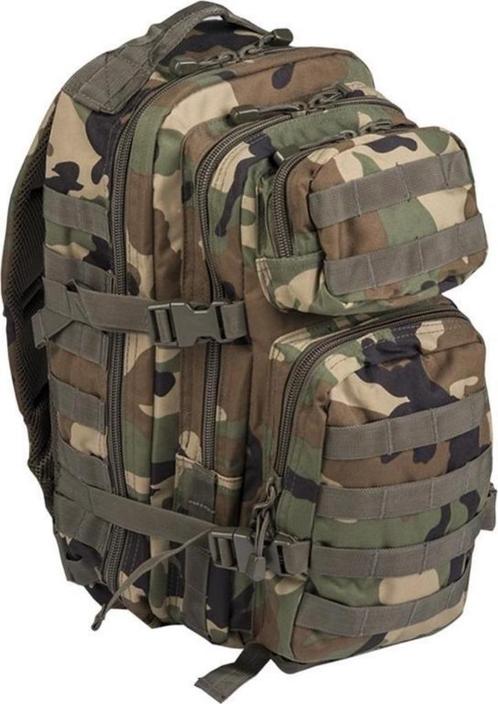 Mil-Tec US Assault Molle Backpack - 36 Liter - Woodland, Verzamelen, Militaria | Algemeen, Landmacht, Overige typen, Ophalen of Verzenden