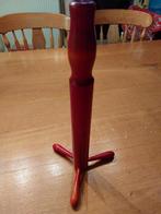 Scandinavische/vintage hout/keukenrolhouder/rood, Ophalen of Verzenden