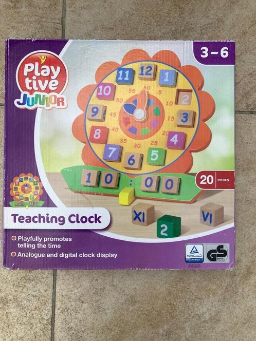 Playtive junior teaching klok, Kinderen en Baby's, Speelgoed | Educatief en Creatief, Gebruikt, Taal en Lezen, Ontdekken, Ophalen