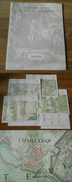 Carte de Ferraris de la région de Charleroi (reproduction), Livres, Enlèvement ou Envoi