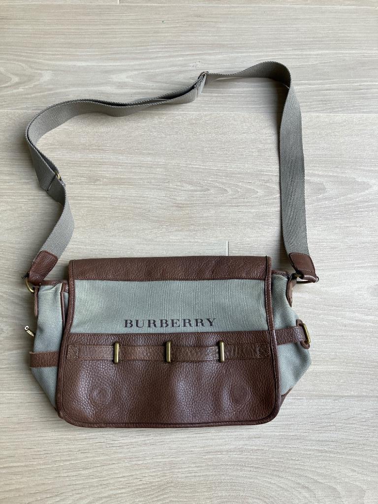 Vintage schoudertas Burberry, Ophalen of Verzenden, Gebruikt, Bruin, Overige merken