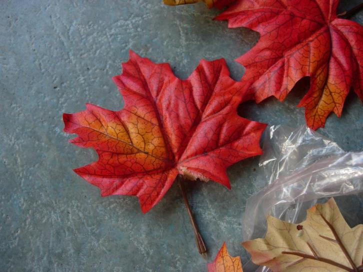 herfstversiering, Huis en Inrichting, Woonaccessoires | Kunstplanten en Kunstbloemen, Zo goed als nieuw, Binnen, Ophalen of Verzenden