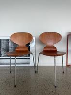 ‘Ant’ chairs (4x) by Arne Jacobsen for Fritz Hansen, Denmark, Huis en Inrichting, Stoelen, Ophalen, Gebruikt, Mid century, Bruin