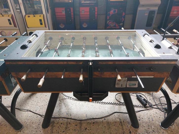 Tafelvoetbal / voetbaltafel / kicker Jupiter Goldstar, Kinderen en Baby's, Speelgoed | Voetbaltafels, Gebruikt, Ophalen