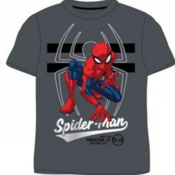 Spiderman T-shirt - Grijs - Maat 122 - 128 - 134 beschikbaar voor biedingen