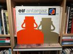 ELF - ANTARGAZ -  Plakaat - Metaal - enkelzijdig, Ophalen of Verzenden