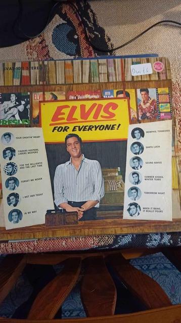 Elvis lp, Elvis for everyone, Duitse persing, black original beschikbaar voor biedingen
