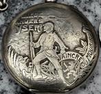 Zakhorloge WOI, Handtassen en Accessoires, Horloges | Antiek, Ophalen of Verzenden, Zakhorloge