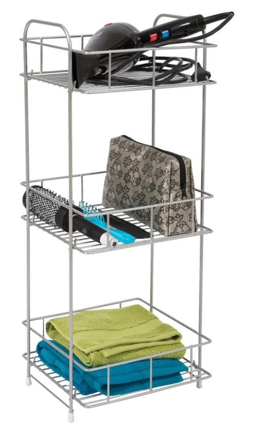 Opbergrek met 3 Uitneembare Draadmanden  27,5x26x68,5cm, Caravans en Kamperen, Kampeeraccessoires, Nieuw, Ophalen of Verzenden