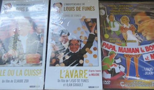 VHS - DVD / LOUIS DE FUNES - L'AVARE * L'AILE OU LA CUISSE, Cd's en Dvd's, VHS | Film, Nieuw in verpakking, Komedie, Vanaf 9 jaar