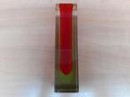 Vintage Murano Seguso Sommerso blokvaas, Antiek en Kunst, Ophalen of Verzenden