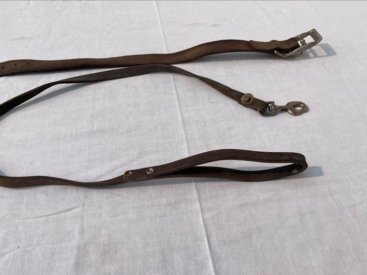 Hondenleiband hondenriem halsband leder, Dieren en Toebehoren, Hondenriemen, Hondenriem, Ophalen of Verzenden