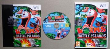 Worms Battle Islands voor de Nintendo Wii Compleet  beschikbaar voor biedingen