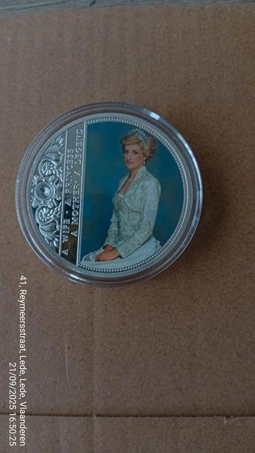 Lady Diana herdenkingsmunt beschikbaar voor biedingen