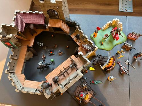 Playmobil ridder kasteel 4 sets ineen 4866/4867/5168/5972, Kinderen en Baby's, Speelgoed | Playmobil, Gebruikt, Ophalen of Verzenden