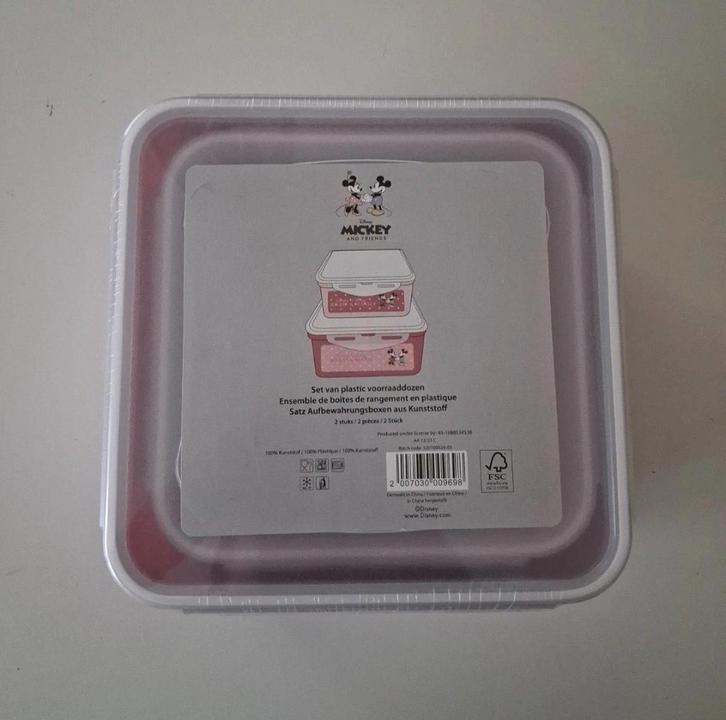 Ensemble de boîtes conservation Disney Mickey, Maison & Meubles, Cuisine | Casseroles & Poêles, Enlèvement