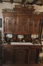 Mooie antieke Henri II jachtbuffet kast, Antiek en Kunst, Ophalen