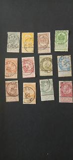 Timbres anciens timbrés de Belgique De la série 53-67 (1893-, Enlèvement ou Envoi