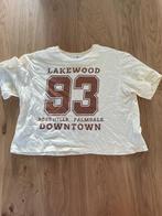 T-shirt avec inscription Lakewood H&M taille 158 / 164 court, H&m, Comme neuf, Fille, Chemise ou À manches longues