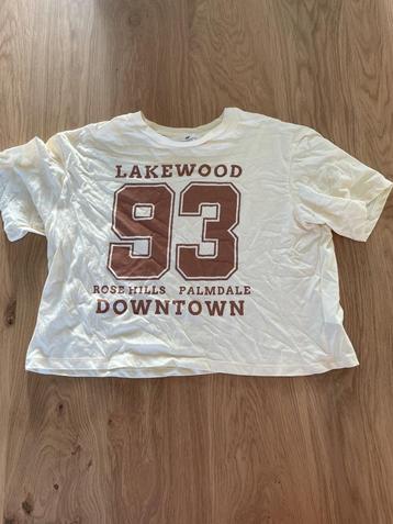 T-shirt avec inscription Lakewood H&M taille 158 / 164 court