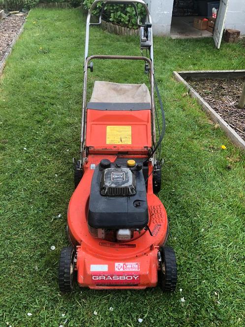 Tondeuse Grasboy TN215, Tuin en Terras, Zitmaaiers, Gebruikt, Minder dan 90 cm, Opvangzak, Ophalen