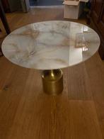 NIEUWE BIJZETTAFEL GOUD met WIT BLAD 48 cm., Enlèvement ou Envoi, Neuf