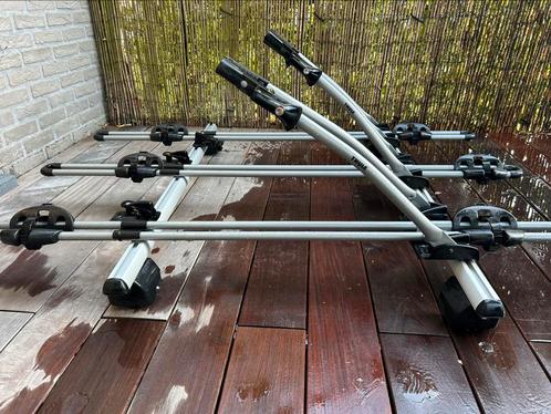 Thule dak fietsendrager 3 x freeride, Auto diversen, Fietsendragers, Zo goed als nieuw, Dakdrager, 3 fietsen of meer, Ophalen