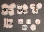 Lot de pelotes blanches de différentes textures, Hobby en Vrije tijd, Naaien en Fournituren, Ophalen, Zo goed als nieuw