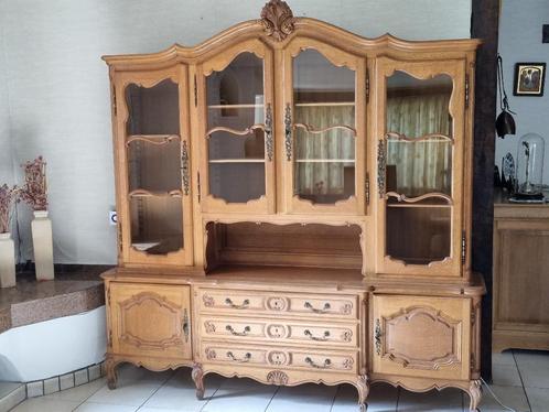 Vitrinekast eik, Huis en Inrichting, Kasten | Vitrinekasten, 150 tot 200 cm, 150 tot 200 cm, 25 tot 50 cm, Met deur(en), Eikenhout
