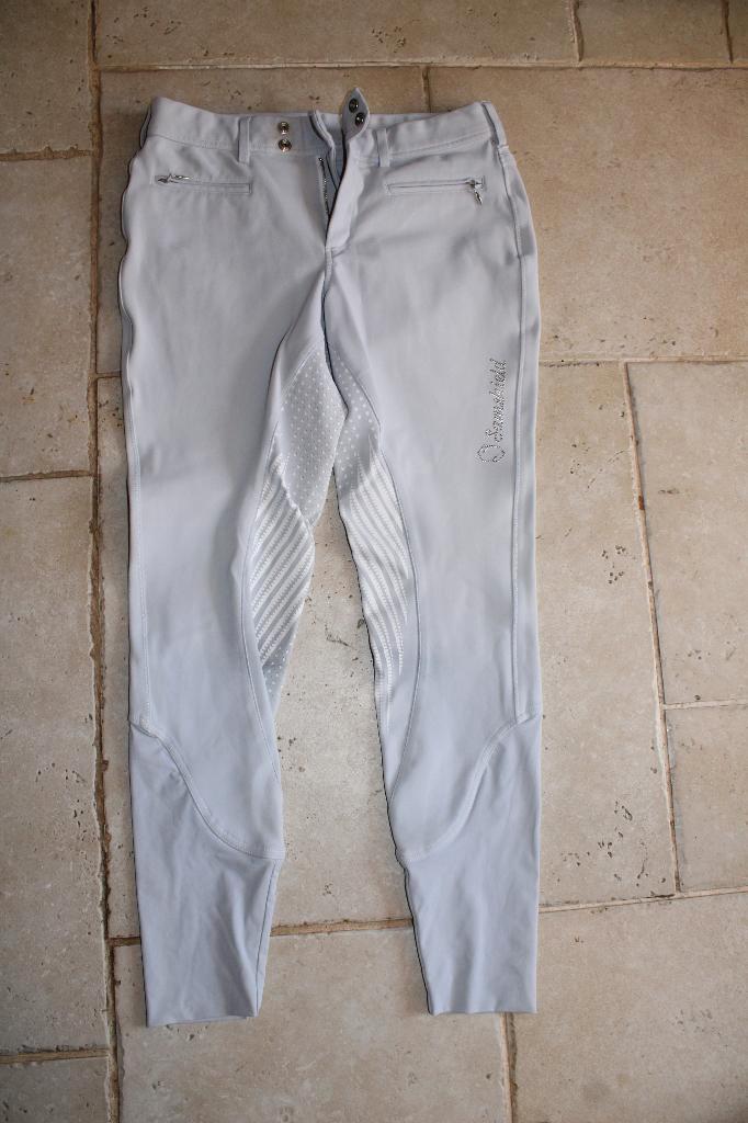 Pantalon blanc "SAMSHIELD" (T 36), Dieren en Toebehoren, Paardrijkleding, Gebruikt, Dames, Kinderen, Bovenkleding, Ophalen