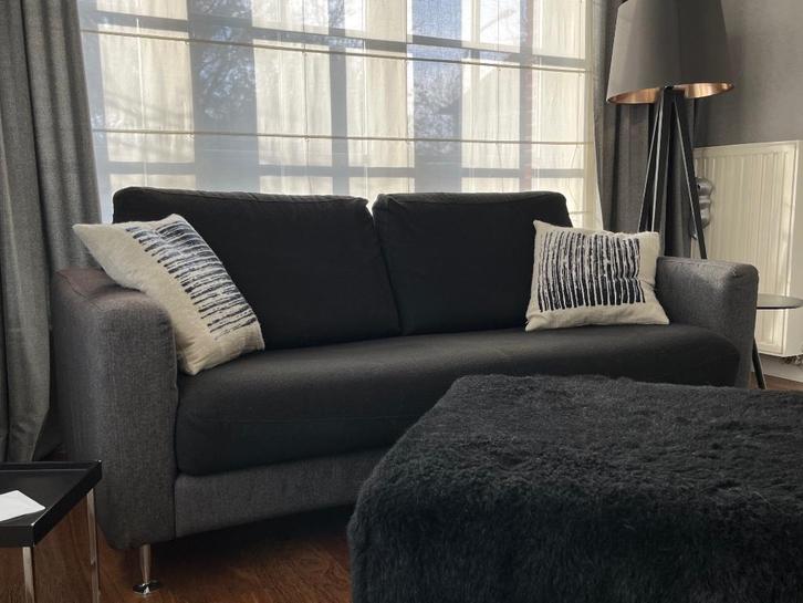 leuke zetel te koop, Huis en Inrichting, Zetels | Zetels, Gebruikt, Rechte bank, Driepersoons, Minder dan 150 cm, 75 tot 100 cm