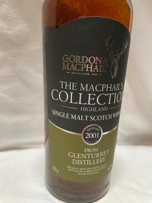 Whisky: Glenturret - Gordon & MacPhail's Collection, Verzamelen, Wijnen, Ophalen of Verzenden