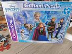 Puzzel Frozen 104 stukken, Ophalen, Meer dan 50 stukjes, Zo goed als nieuw, 4 tot 6 jaar