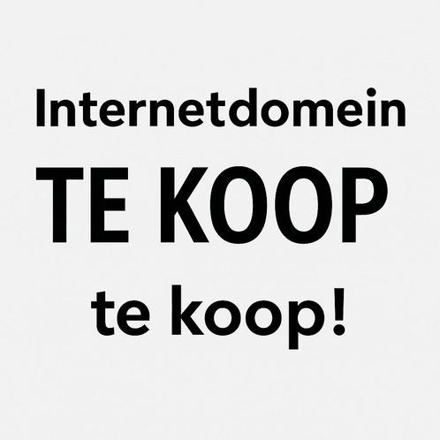 Premium domeinnaam H6 in Belgie te koop!, Zakelijke goederen, Exploitaties en Overnames