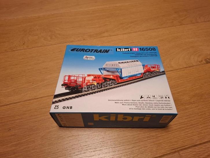 Kibri 16508 - wagon surbaissé DBAG, Hobby & Loisirs créatifs, Trains miniatures | HO, Comme neuf, Wagon, Autres marques, Enlèvement