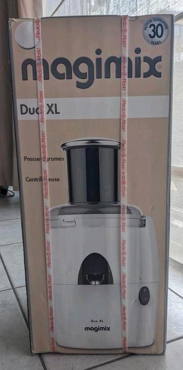 *Centrifugeuse Presse agrumes - MAGIMIX DUO XL blanc - neuf., Enlèvement ou Envoi, Neuf, Électrique, Presse-agrumes