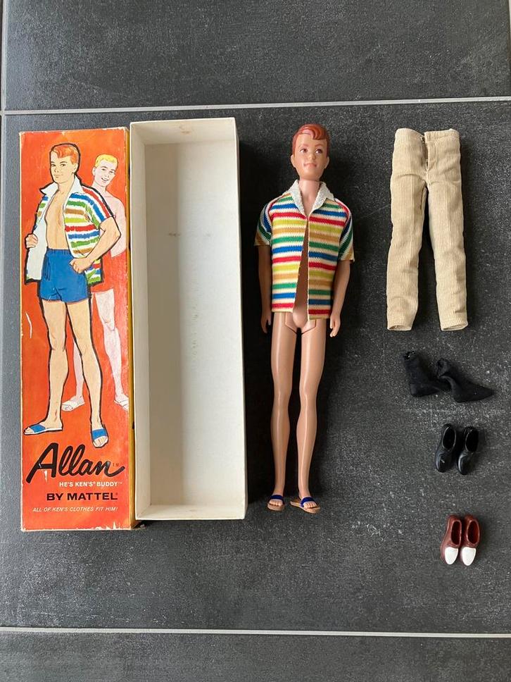 Oude barbiepoppen Vintage, Verzamelen, Poppen, Zo goed als nieuw, Ophalen