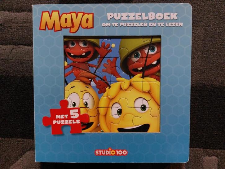 Maya de Bij - Puzzelboek, Kinderen en Baby's, Speelgoed | Kinderpuzzels, Zo goed als nieuw, 2 tot 4 jaar, 10 tot 50 stukjes, Ophalen